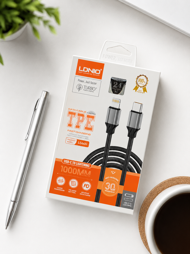 کابل شارژ تایپ سی لایتنینگ الدینیو Ls441i