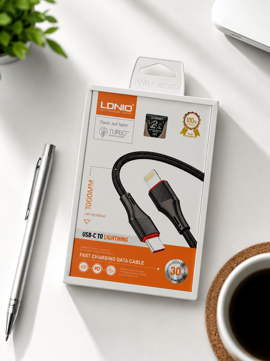 کابل شارژ تایپ سی لایتنینگ الدینیو Ls631i