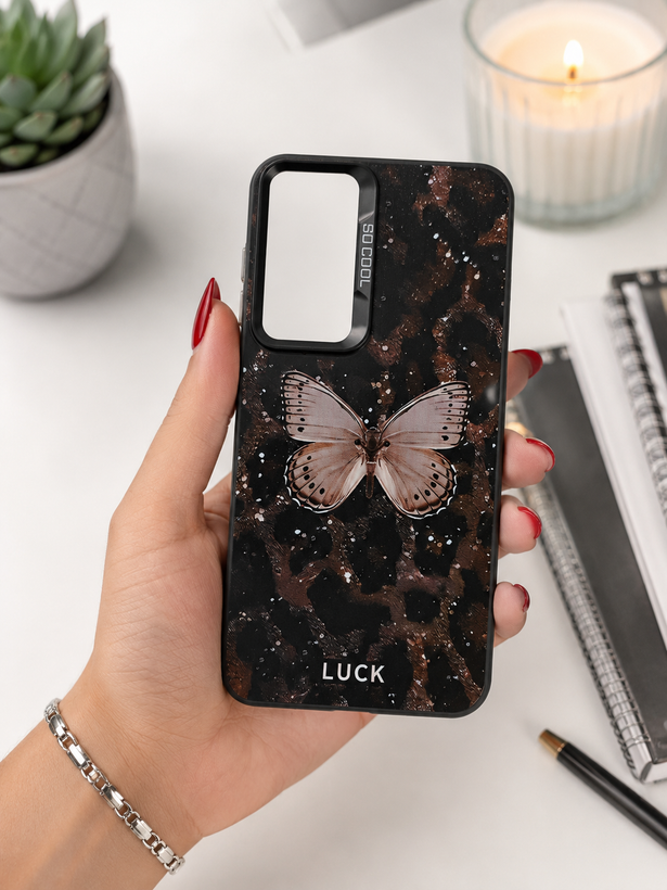 قاب طرح دار Socool برجسته سامسونگ A13 طرح پروانه