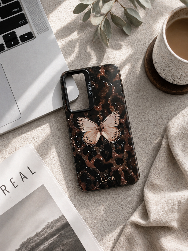 قاب طرح دار Socool برجسته شیائومی Note 12 pro 4g طرح پروانه
