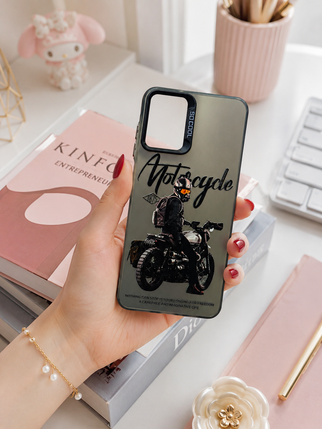قاب طرح دار Socool برجسته سامسونگ A12 طرح موتور