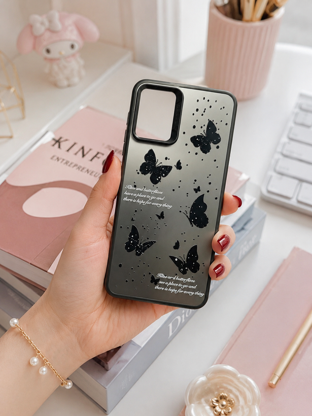 قاب طرح دار Socool برجسته سامسونگ A06 طرح پروانه
