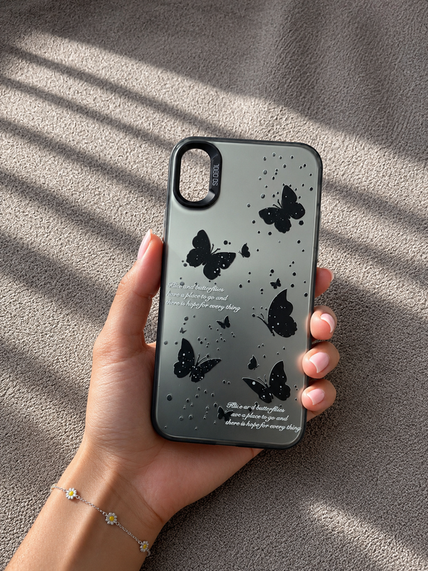 قاب طرح دار Socool برجسته iphone X طرح پروانه