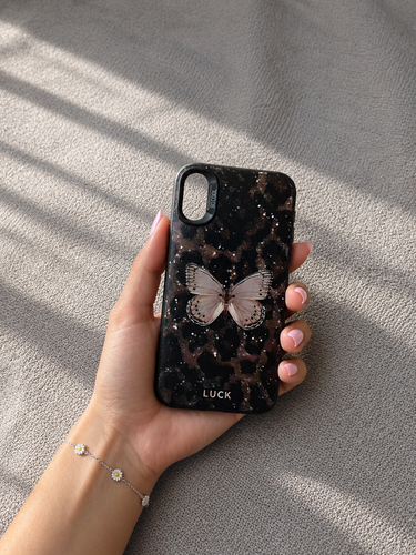 قاب طرح دار Socool برجسته iphone X طرح پروانه بزرگ