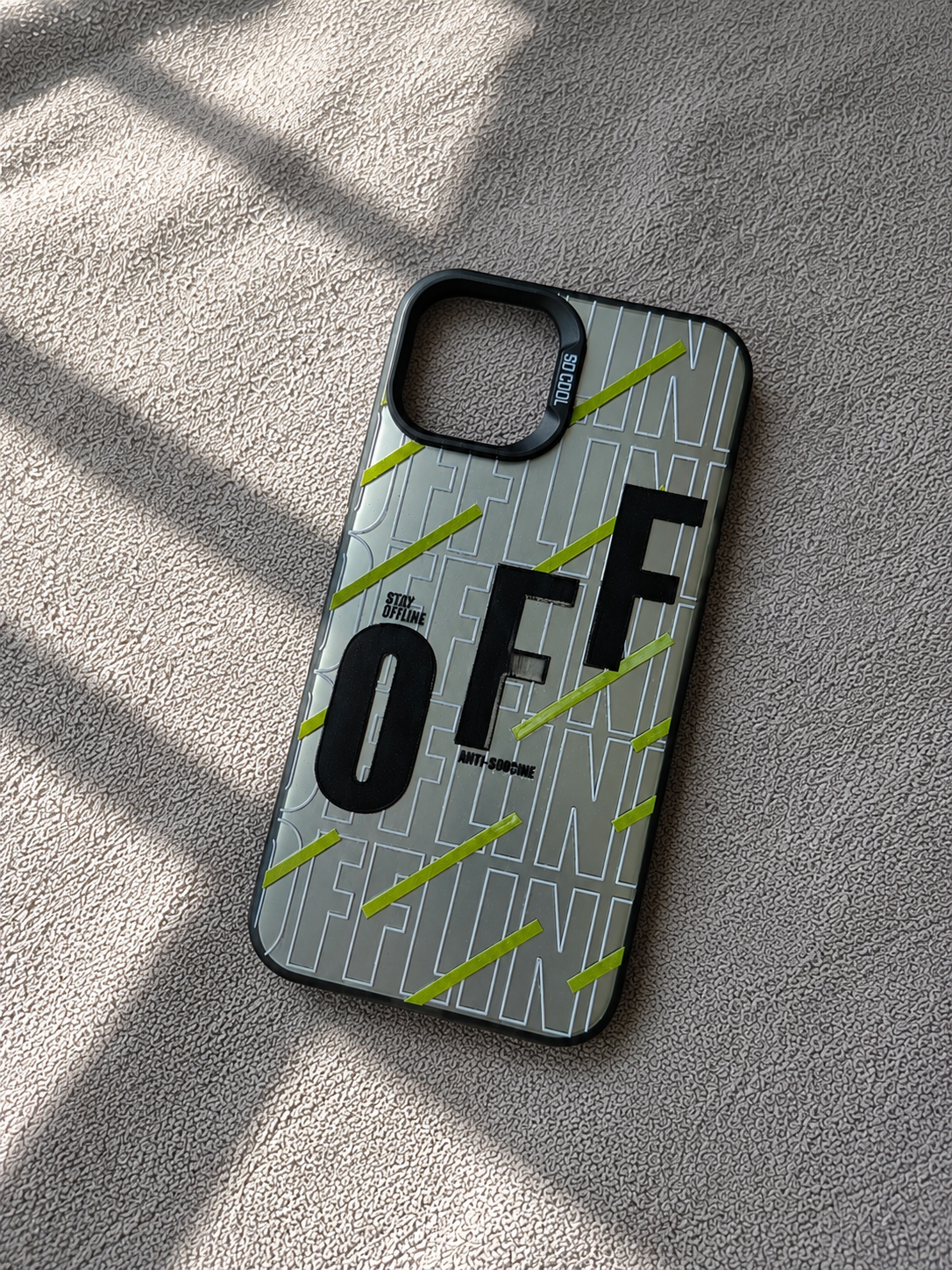 قاب طرح دار Socool برجسته آیفون ۱۳ (iphone 13) طرح OFF