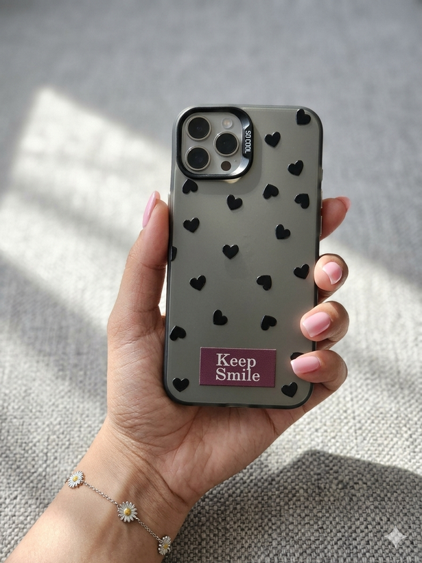 قاب طرح دار Socool برجسته آیفون ۱۳ (iphone 13) طرح قلب