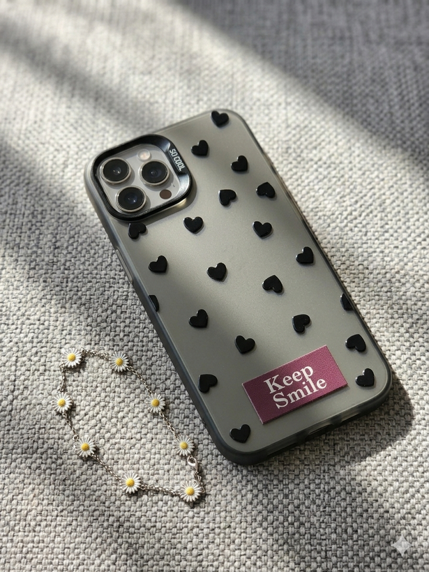 قاب طرح دار Socool برجسته آیفون ۱۳ (iphone 13) طرح قلب