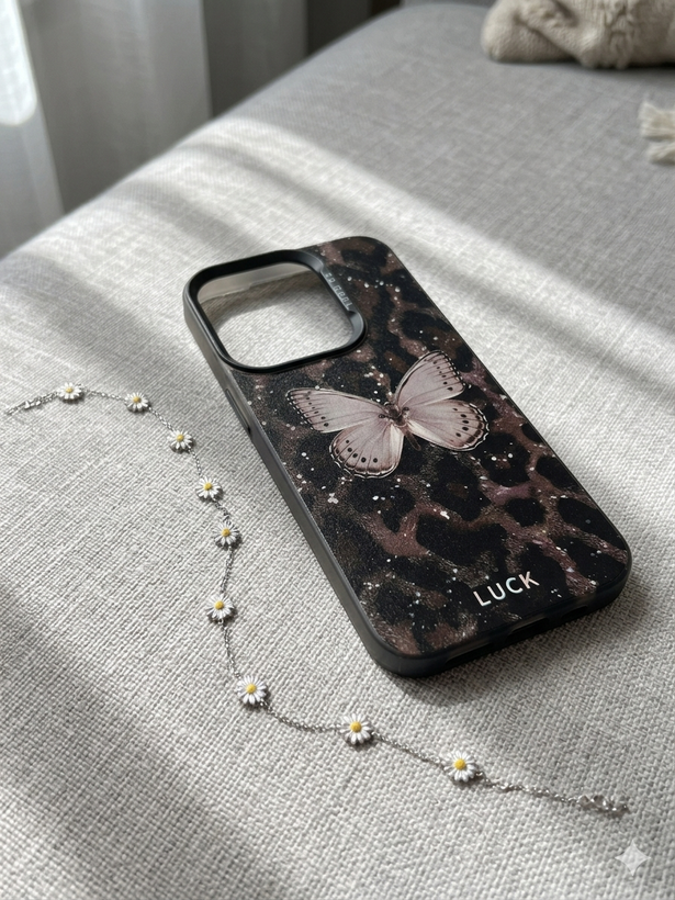 قاب طرح دار Socool برجسته آیفون ۱۳ (iphone 13) طرح پروانه بزرگ