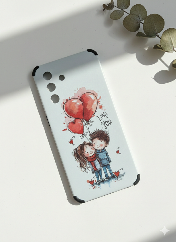 قاب طرح چاپی سامسونگ A26 طرح Love