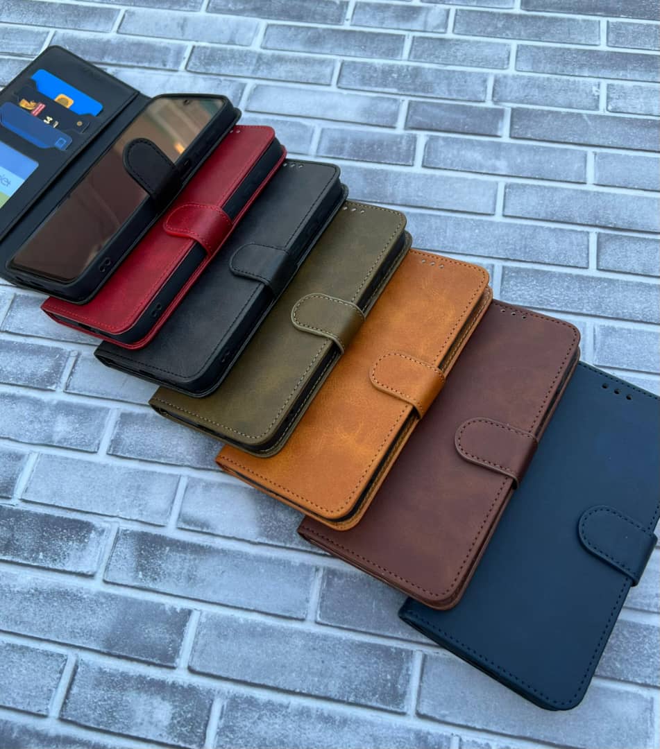 قاب کیفی چرمی شیائومی Note 14s داخل خز دار