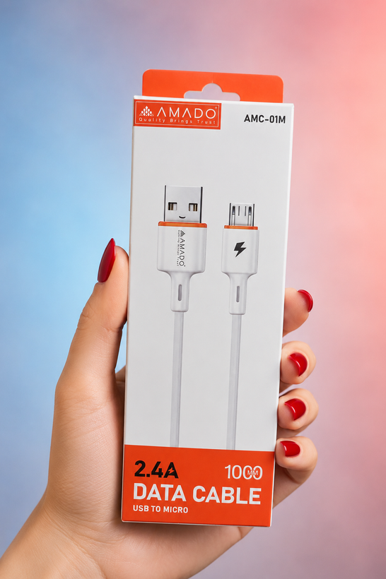 کابل شارژ میکرو AMADO مدل AMC_01M