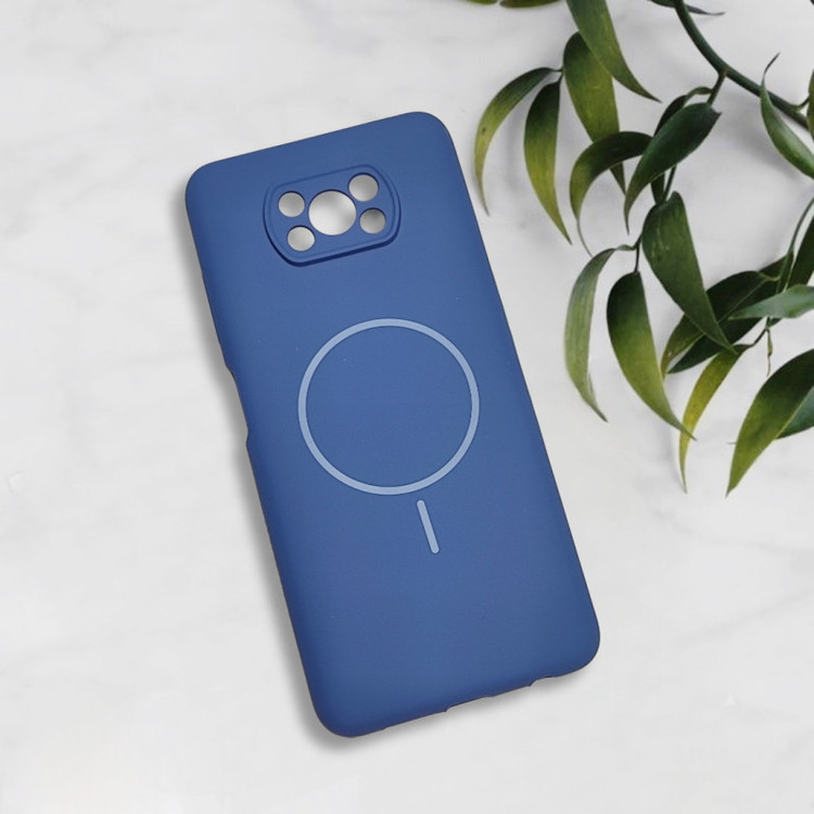 قاب سیلیکونی اورجینال طرح مگسیف شیائومی poco x3 pro