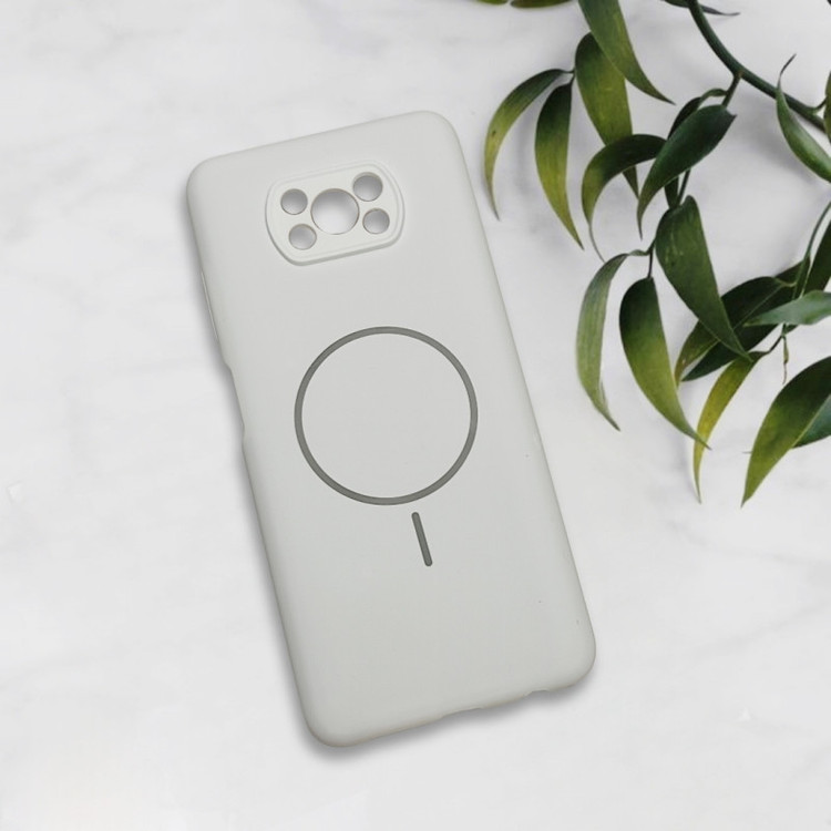 قاب سیلیکونی اورجینال طرح مگسیف شیائومی poco x3 pro