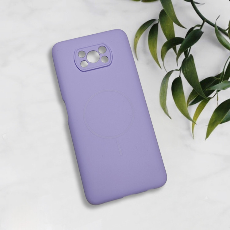 قاب سیلیکونی اورجینال طرح مگسیف شیائومی poco x3 pro