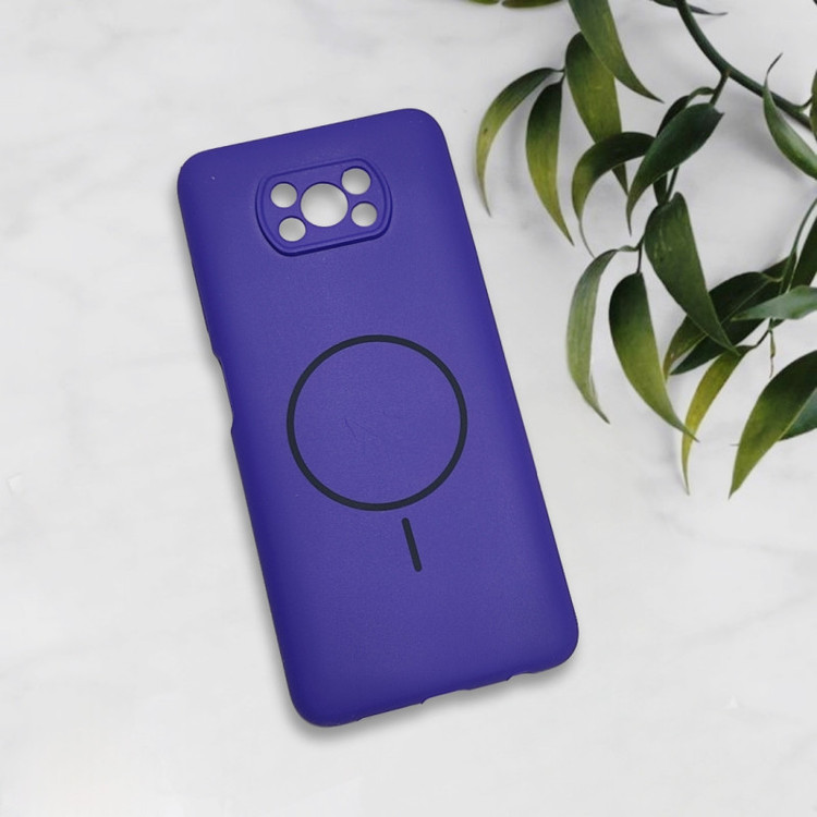 قاب سیلیکونی اورجینال طرح مگسیف شیائومی poco x3 pro
