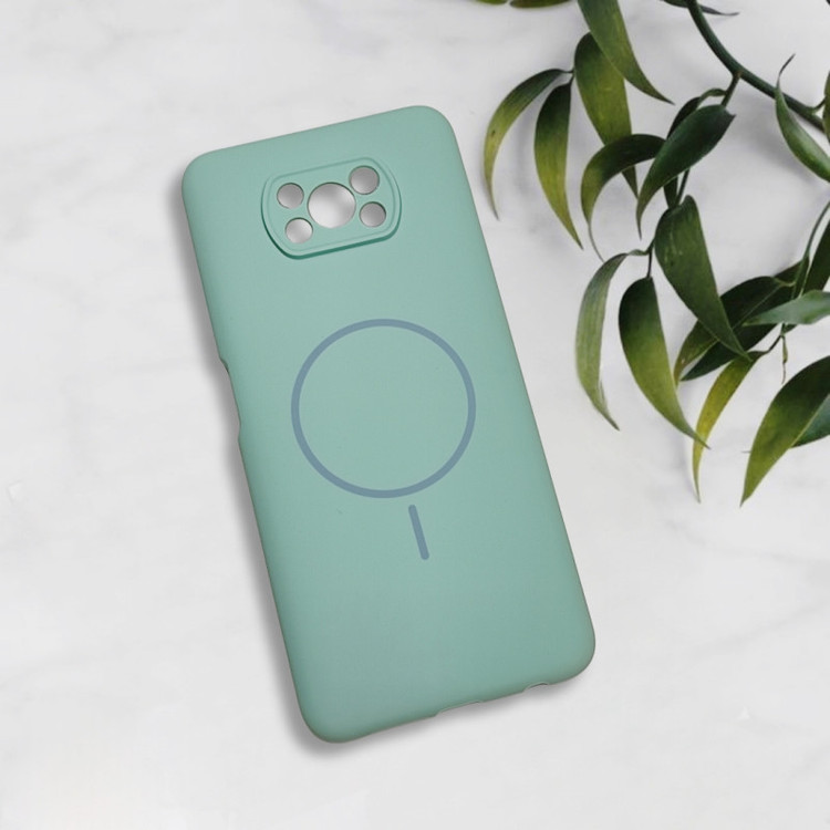 قاب سیلیکونی اورجینال طرح مگسیف شیائومی poco x3 pro