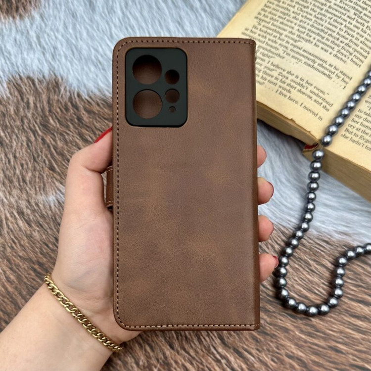 قاب کیفی چرمی شیائومی Note 12 4g