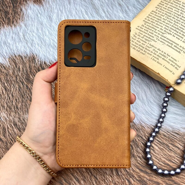 قاب کیفی چرمی شیائومی Poco X5 pro