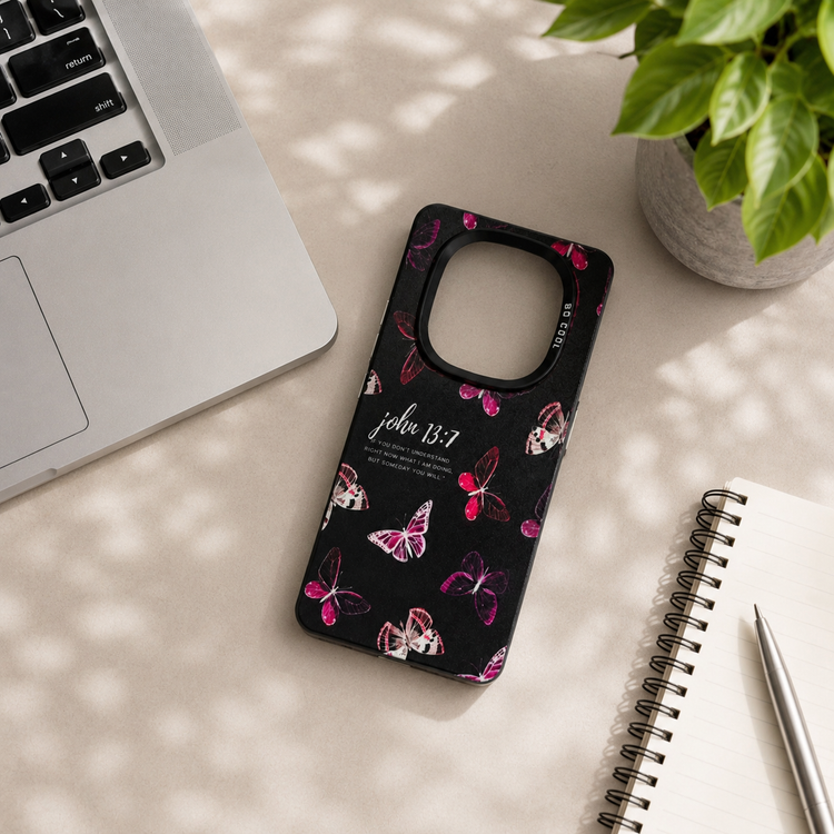 قاب طرح دار Socool شیائومی Note 14 pro 4g طرح پروانه