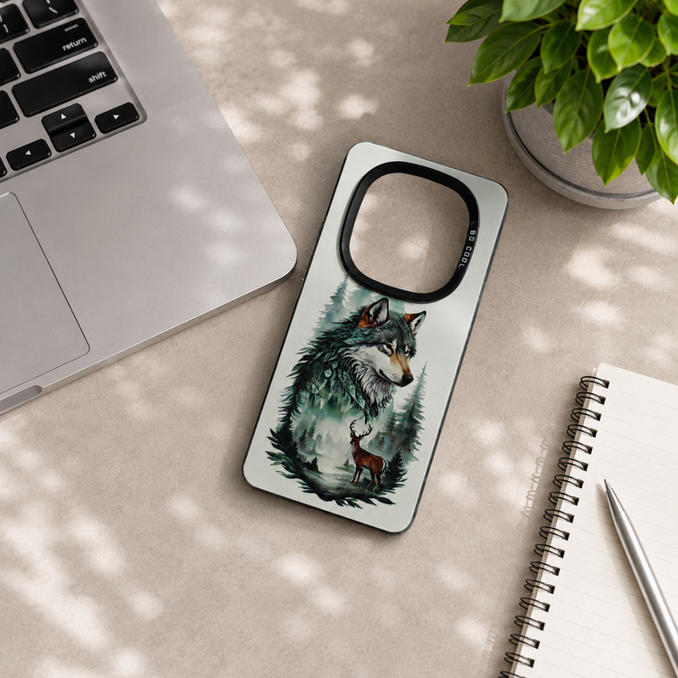 قاب طرح دار Socool شیائومی Note 14 pro 4g طرح گرگ