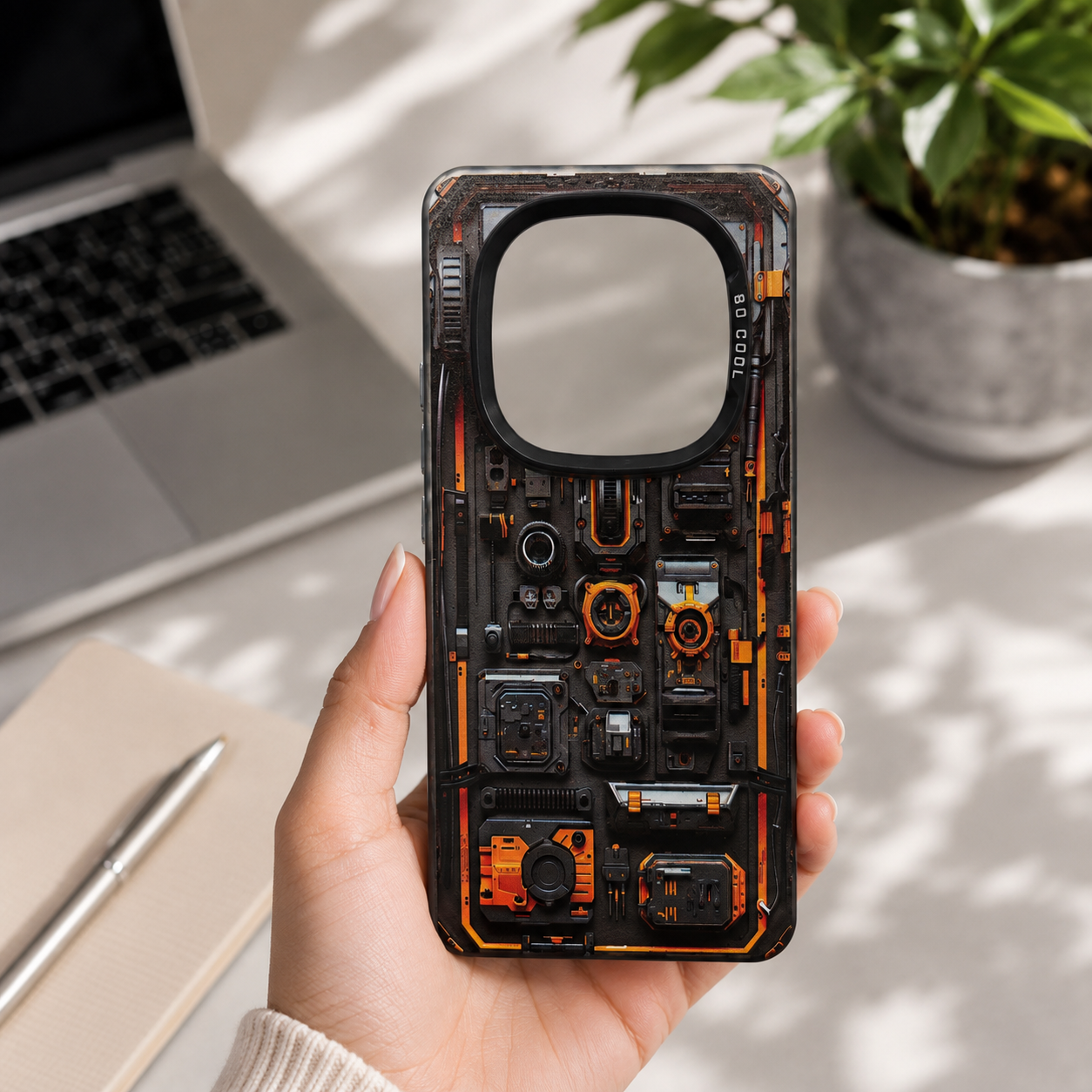 قاب طرح دار Socool شیائومی Note 14 pro 4g  طرح صنعت