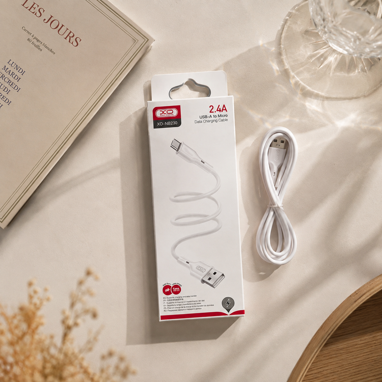 کابل شارژ تایپ سی XO طول 1 متر مدل NB230