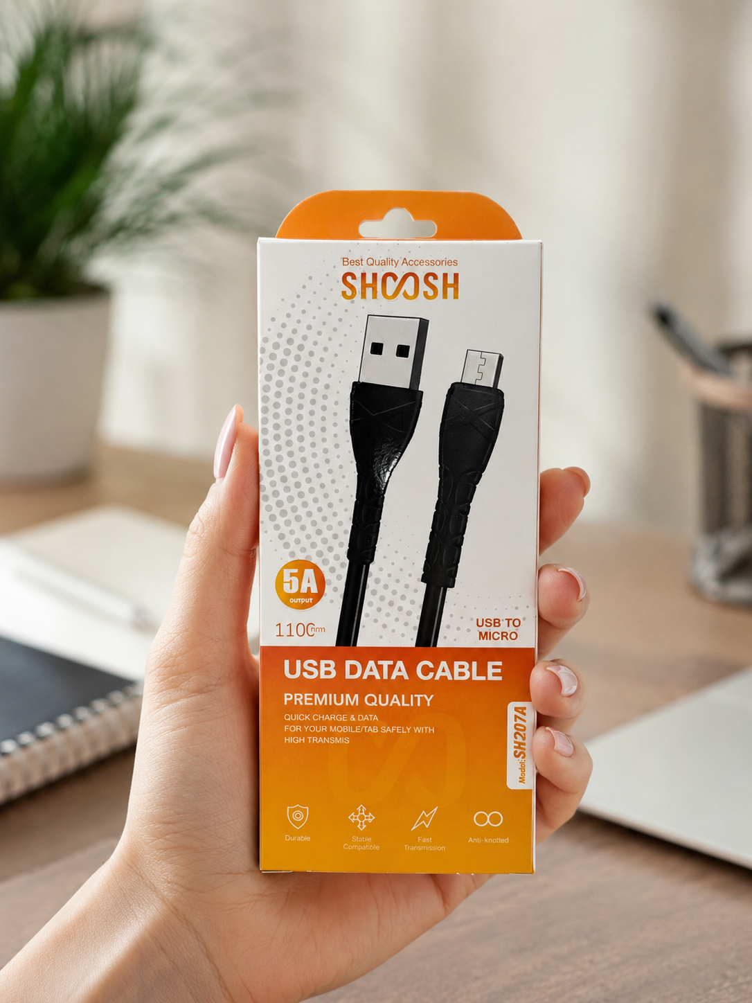 کابل شارژ میکرو شوش Shoosh مدل SH207A