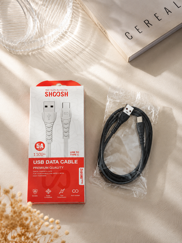 کابل شارژ تایپ سی شوش Shoosh مدل SH101C