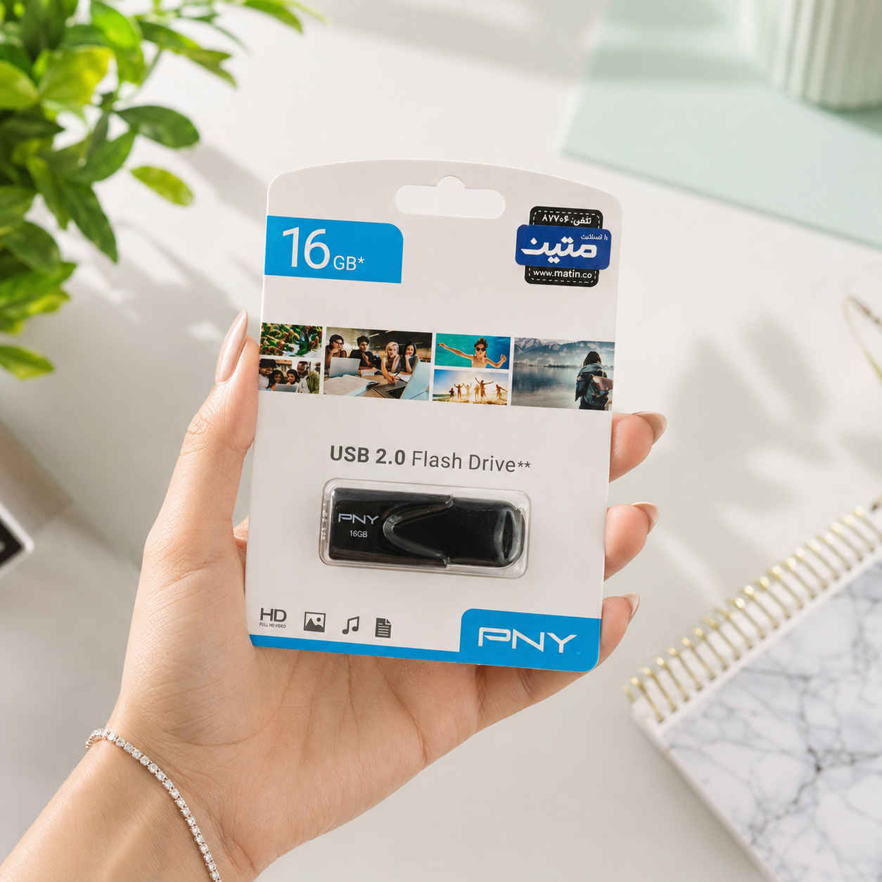 فلش 16 گیگ برند PNY سرعت USB2