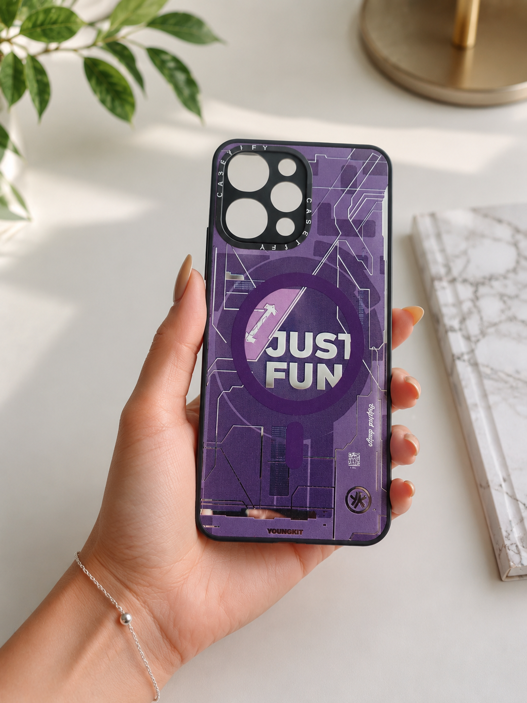 قاب Casetify شیائومی Redmi 12 طرح Just Fun