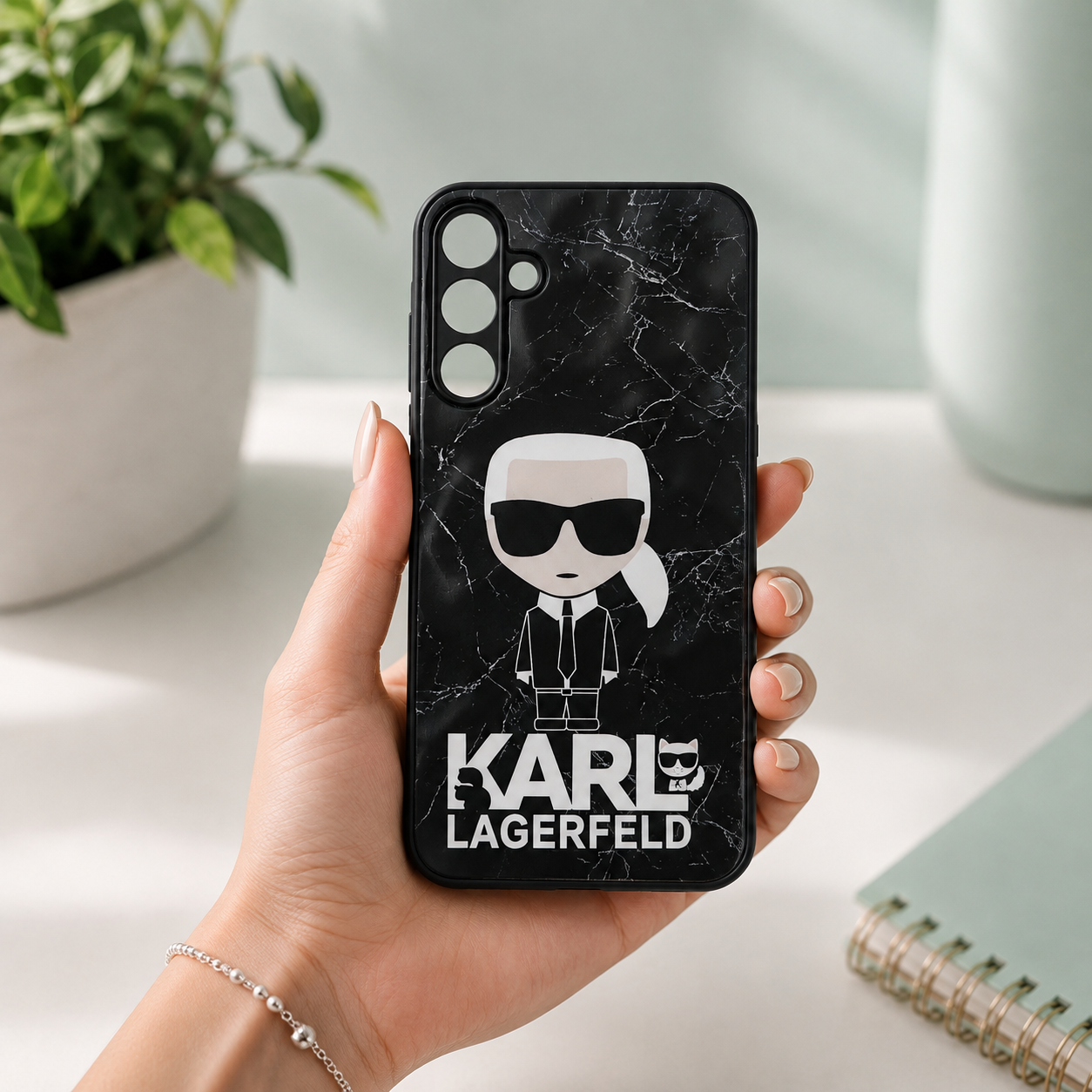 قاب طرح سنگی سامسونگ A15 طرح KARL
