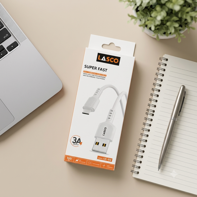 کابل شارژ میکرو LASCO مدل LC-02