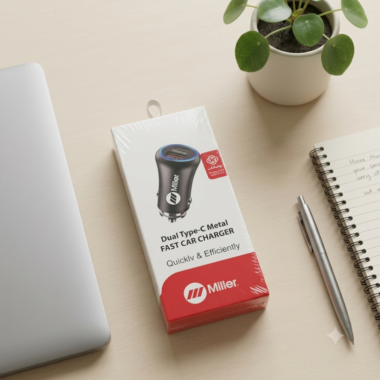 شارژر فندکی دو پورت Miller مدل CH-107