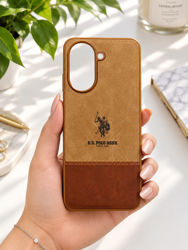 قاب طرح چرم POLO اورجینال شیائومی Poco X7 pro